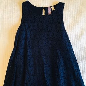 DONATED. Sleeveless Blue Blouse